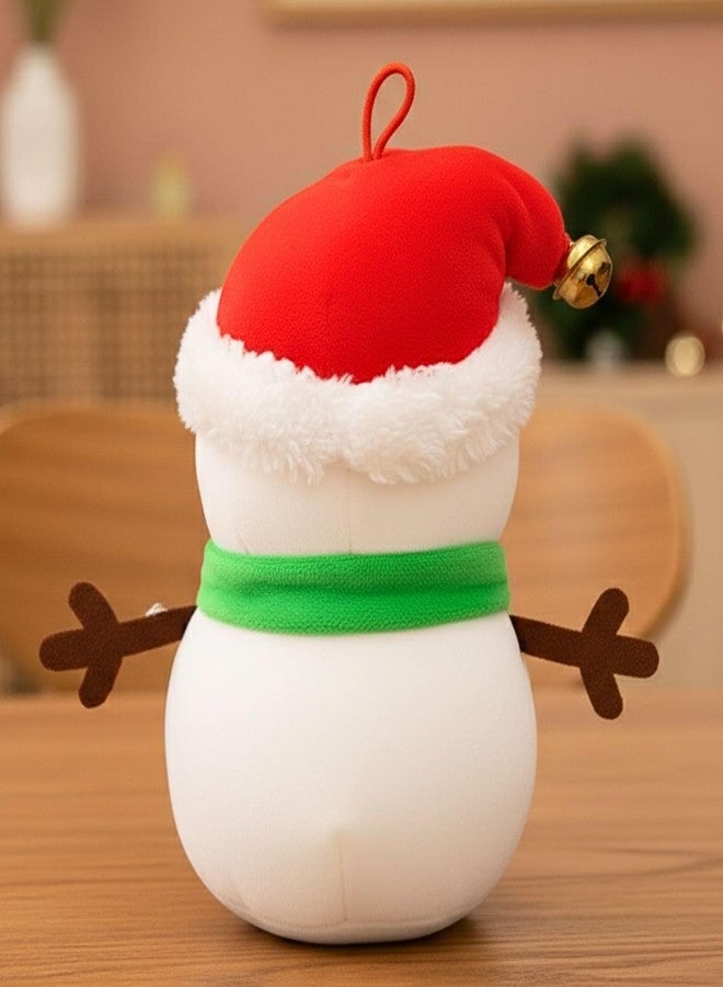 Tickles Cute Snowman with Cap & Scarf Soft Stuffed Plush Toy for Kids Boys & Girls Christmas Gift (Color: Multicolor Size: 18 cm) - Image 2